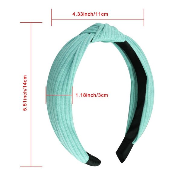 18 Pack Womens Satin Cross Knot Headbands Wide Turban Hair Accessories - Picture 2 of 7